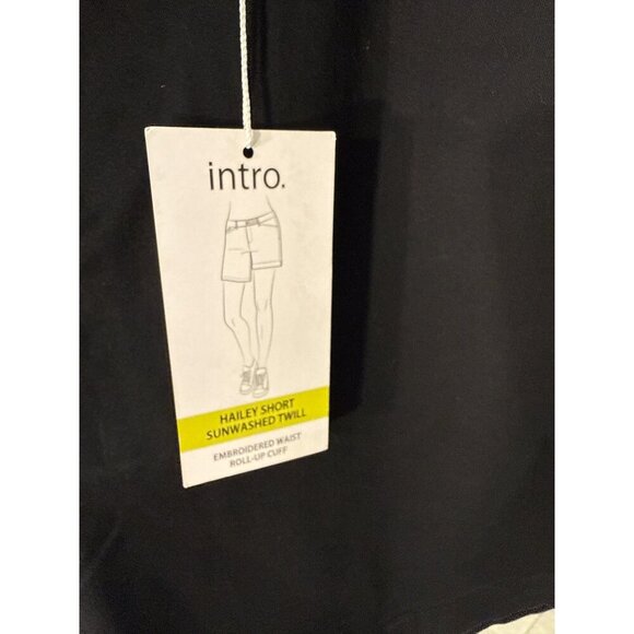 Intro Love the Fit Hailey Short Sun washed Twill Roll up Cuff,  Size 16 NWT - Picture 4 of 8